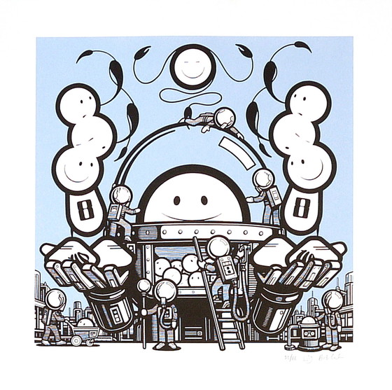 Image 1 of Die Londoner Polizei - Play Hard - Siebdruck