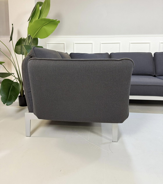 Image 1 of Rolf Benz Mera 386 Sofa Stoff Grau Blau Couch