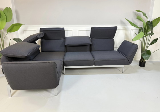 Image 1 of Rolf Benz Mera 386 Sofa Stoff Grau Blau Couch