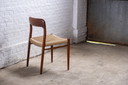 1x Niels O. Møller Stuhl Modell 75 in Teakholz
