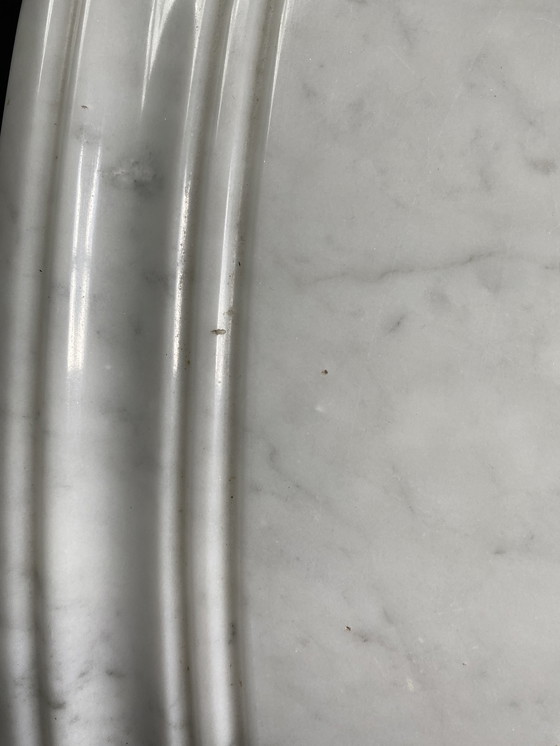 Image 1 of Runder Tisch aus Marmor - blau