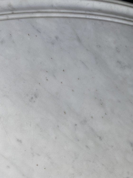 Image 1 of Runder Tisch aus Marmor - blau