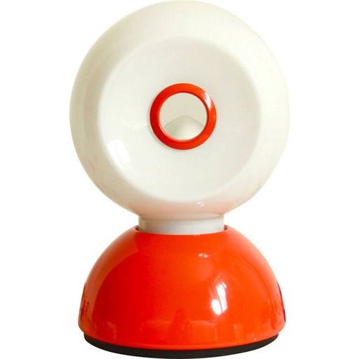 Vintage Ranuncolo orange Tischlampe, Italien 1960er Jahre