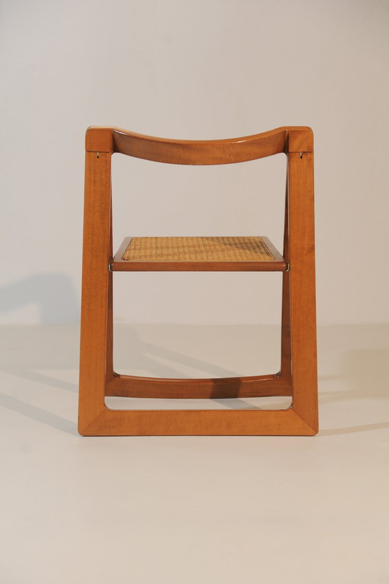 Image 1 of 4x Aldo Jacober & D'Aniello "Trieste" Klappstühle für Bazzani, 1966, Italien