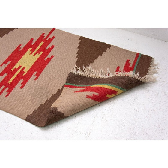 Image 1 of Mid Century Modern Teppich Kelim 1960er Jahre