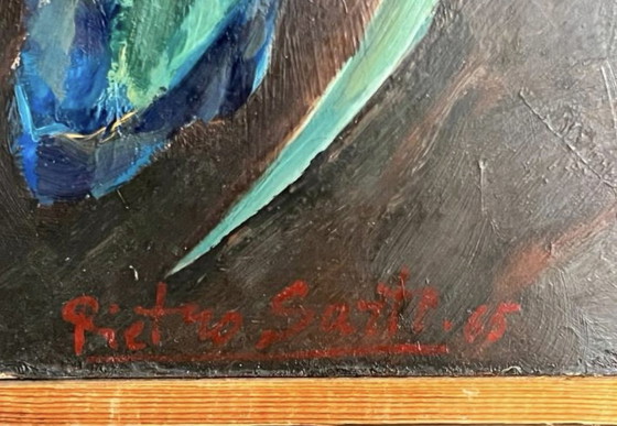 Image 1 of Pietro Sarto, Schweiz 1930. Nature Morte, Stillleben von 1965, Aquarell.