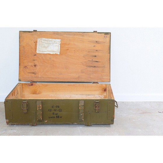 Image 1 of Alte Militärkiste aus Holz, Sowjetunion 1980