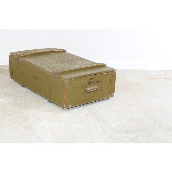 Image 1 of Alte Militärkiste aus Holz, Sowjetunion 1980