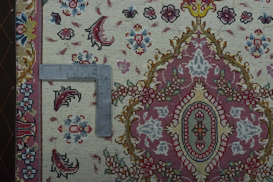 Image 1 of Handgeknüpfter Tabriz 50 Raj Mit Seide – 87 X 60 Cm