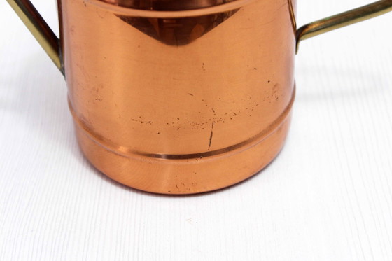 Image 1 of Vintage Gießkanne Aus Kupfer Und Messing