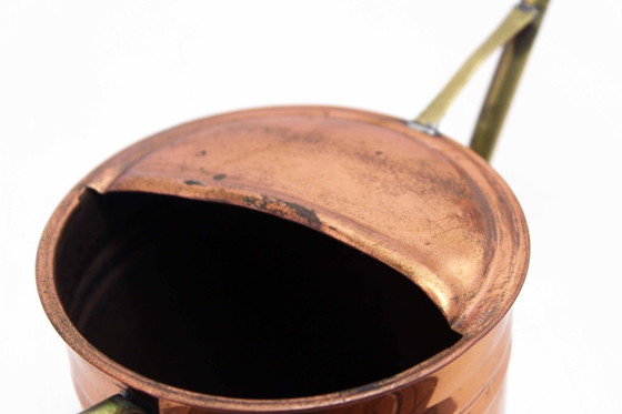 Image 1 of Vintage Gießkanne Aus Kupfer Und Messing