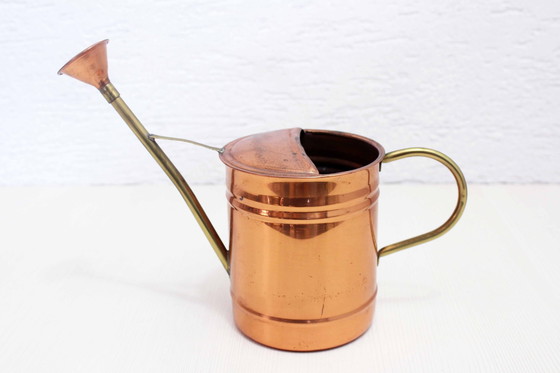 Image 1 of Vintage Gießkanne Aus Kupfer Und Messing