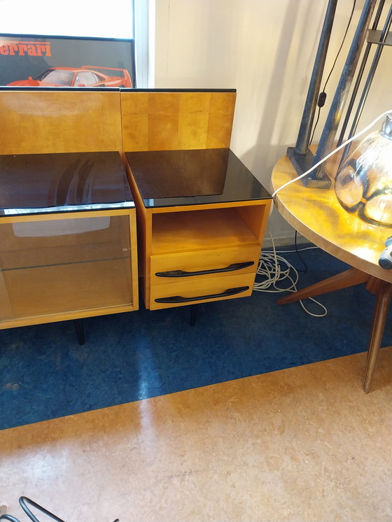 Image 1 of Czechoslwakia Sideboard modular mit Glasplatten