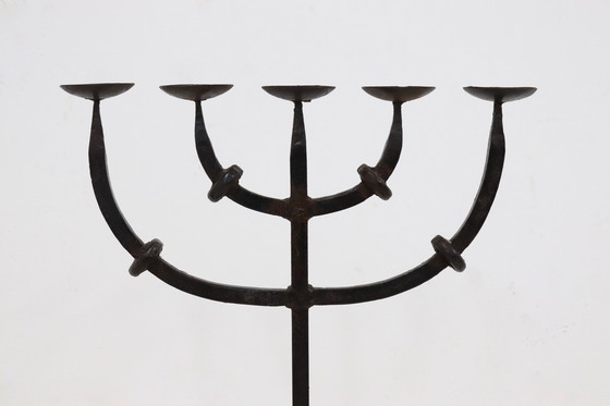 Image 1 of Brutalistischer 5-Arm-Kerzenständer