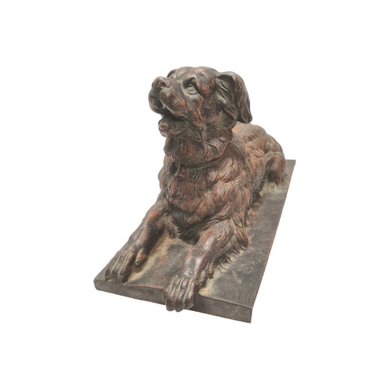 Image 1 of Antike Gusseisen Liegende Hund 2E Hälfte 19.