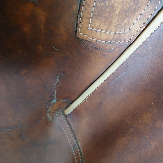 Image 1 of 2x Vintage Sattelleder Sessel