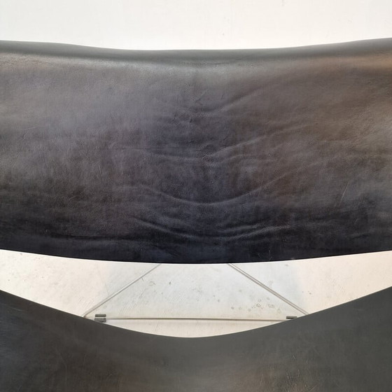 Image 1 of Vintage Schmetterlingssessel F675 aus Metall und Leder von Pierre Paulin für Artifort, Frankreich 1963er