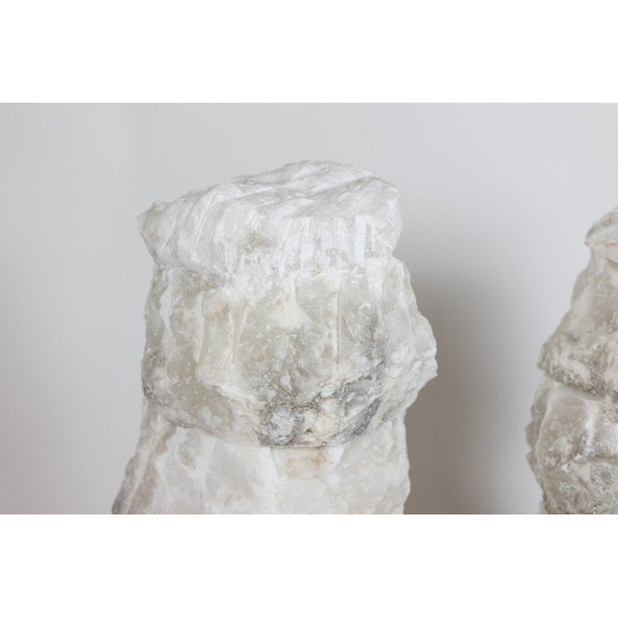Image 1 of Paar Vintage-Lampen aus Alabaster