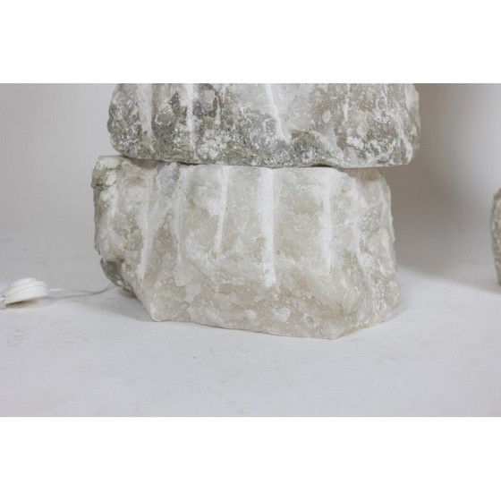 Image 1 of Paar Vintage-Lampen aus Alabaster