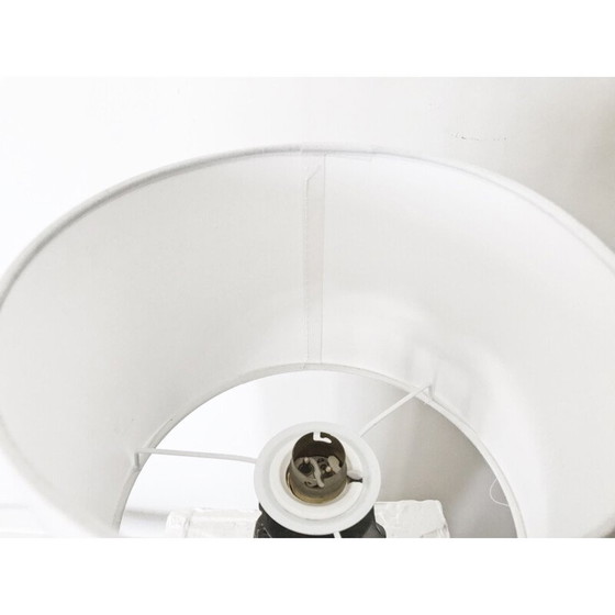 Image 1 of Vintage Brutalist Lampe aus schwarzem Metall, Frankreich 1950