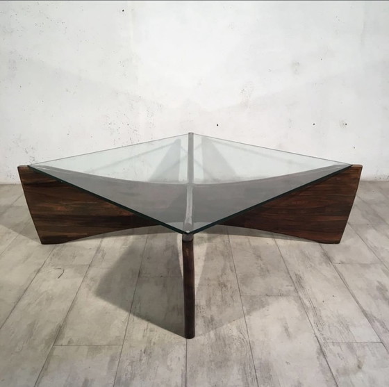 Image 1 of Ein Couchtisch von Michel Arnoult, für Mobília Contemporânea, Brasilien, 1950er Jahre