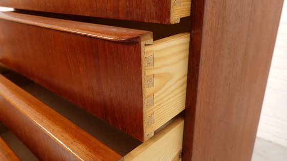 Image 1 of Vintage Dänische Kommode | Teak | 6 Schubladen | 106 Cm