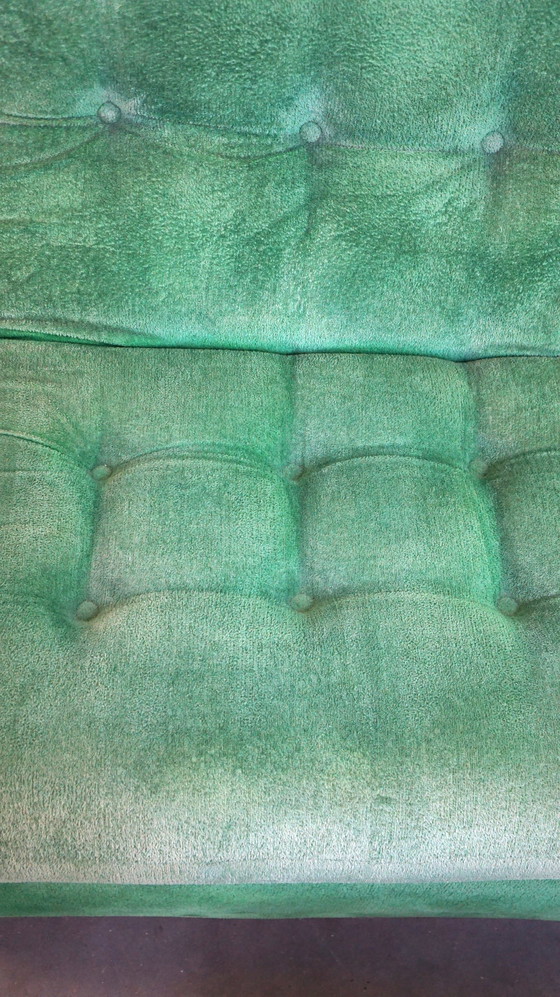 Image 1 of Grünes Design-Sofa aus den 1970er Jahren mit 5 Elementen