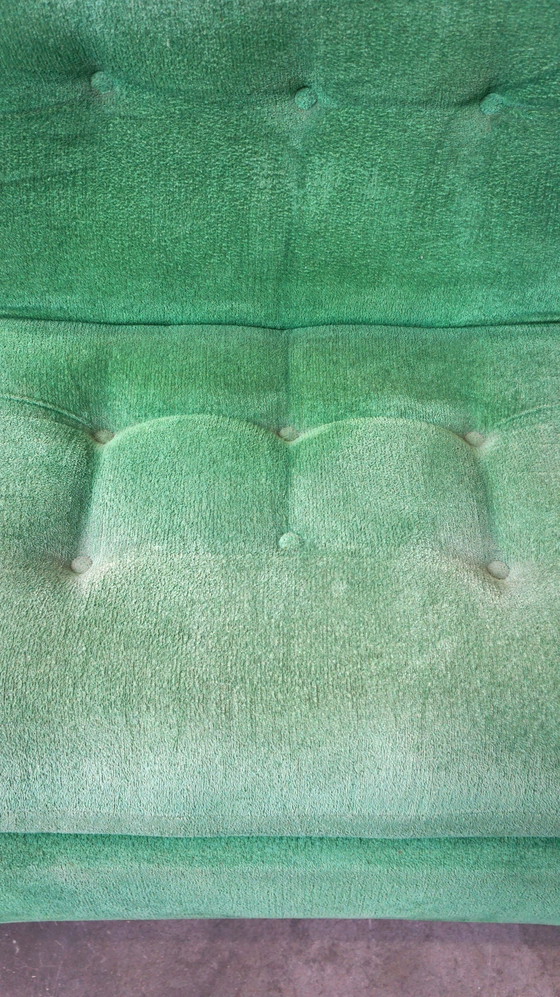 Image 1 of Grünes Design-Sofa aus den 1970er Jahren mit 5 Elementen