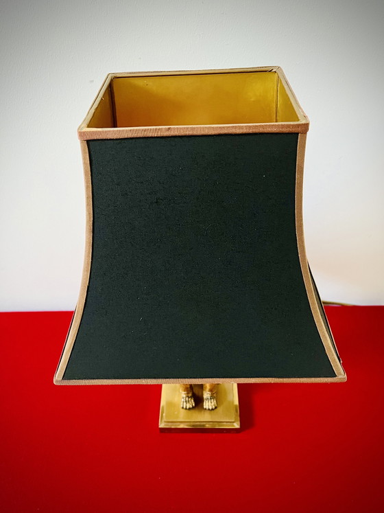 Image 1 of Vintage Thai Singha Lion / Foo Dog Tischlampe - im "Maison Jansen Stil"- 1960er Jahre