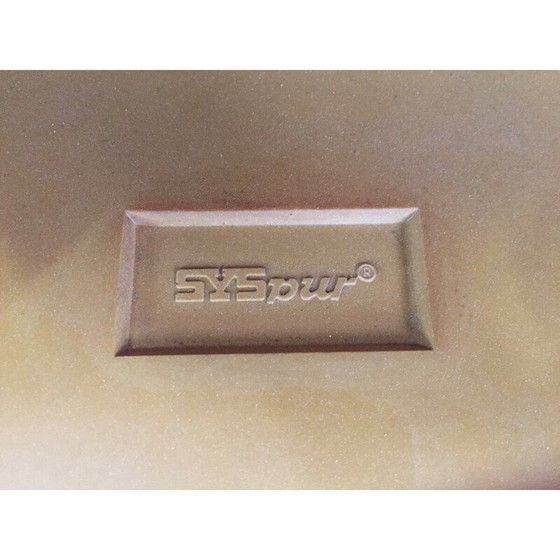 Image 1 of Vintage Couchtisch aus weißem Polyurethan mit verchromtem Metallgestell, Ostdeutschland 1970