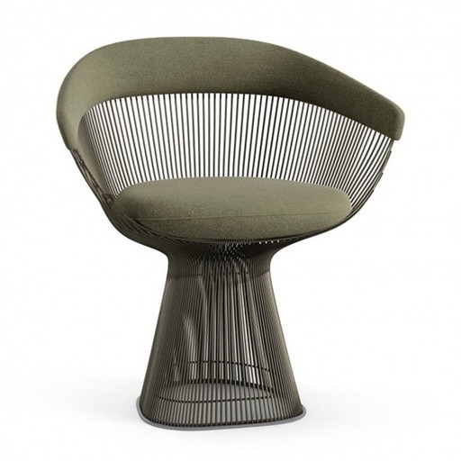 Knoll International Warren Platner Esszimmerstuhl Samt