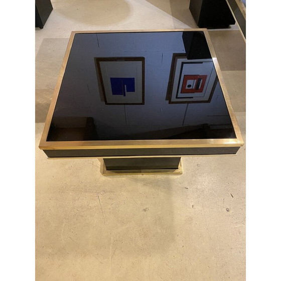 Image 1 of Paar Couchtische aus Glas und Stahl, 1972