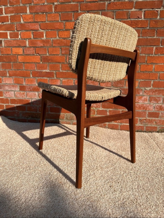 Image 1 of 6x Mid Century Dänisch Design Teak Esszimmer Stühle