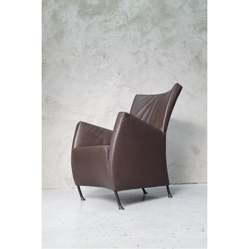 Windy Easy Chair aus Leder von Gijs Papavoine für Montis, 1990