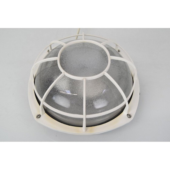 Image 1 of Wandlampe aus Glas und Kunststoff, tschechisch 1960