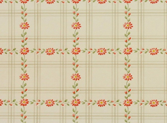 Image 1 of 5051 Vintage Floral Tapete Tapete