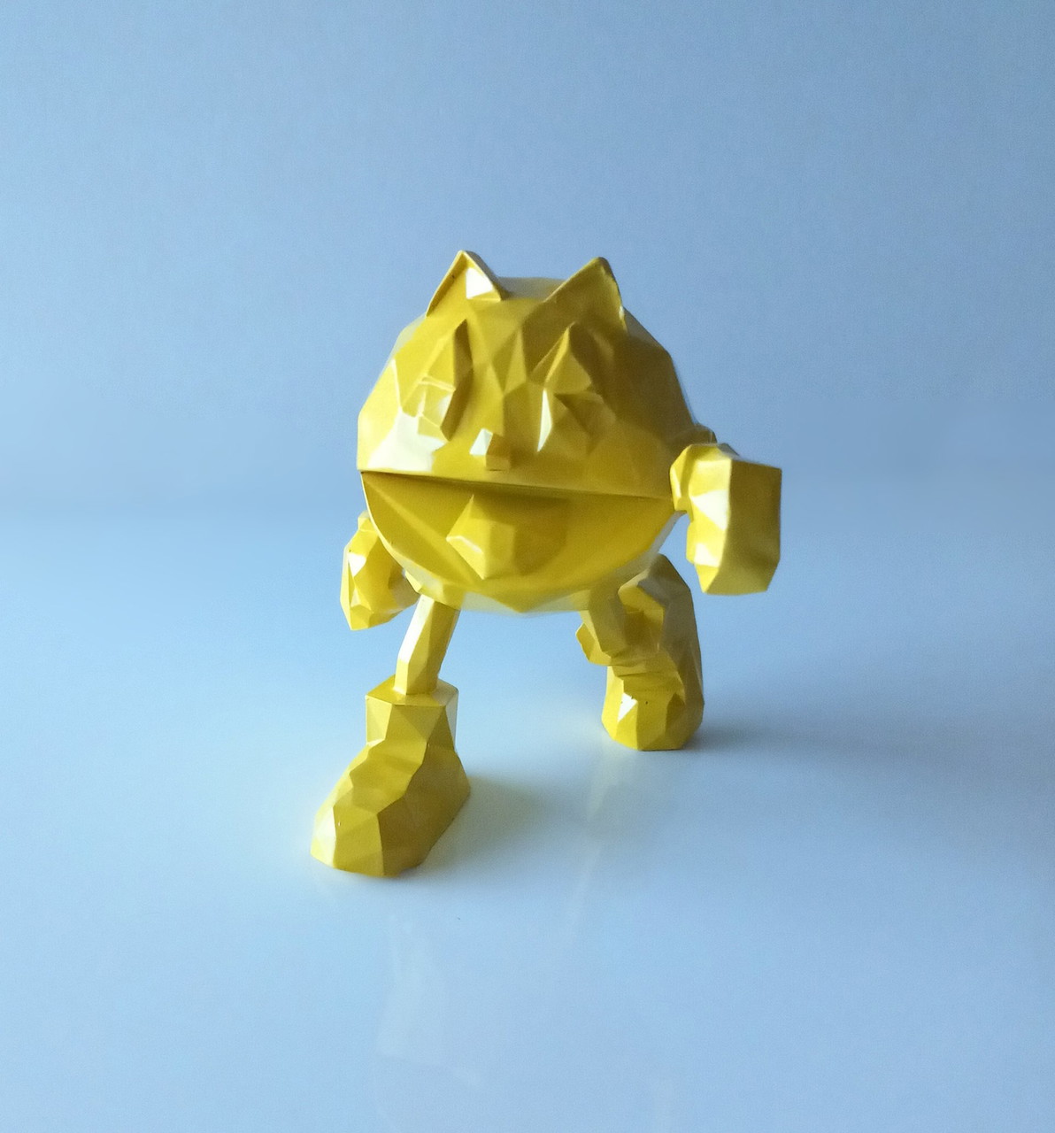 Des sculptures à l'effigie de Pac-Man conçues par l'artiste Richard Orlinski