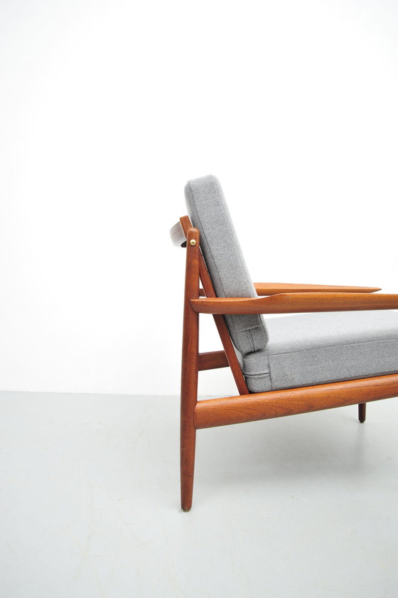 Image 1 of Glostrup Teak Lounge Chair Grey 1958