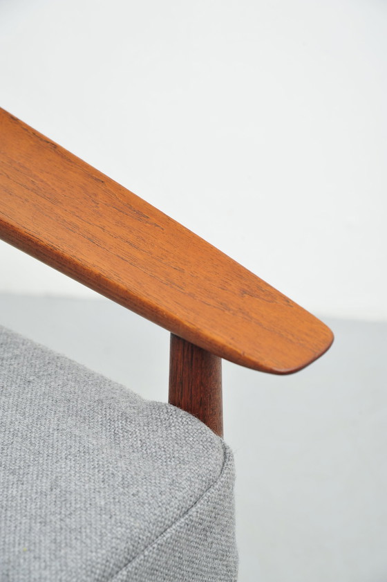 Image 1 of Glostrup Teak Lounge Chair Grey 1958