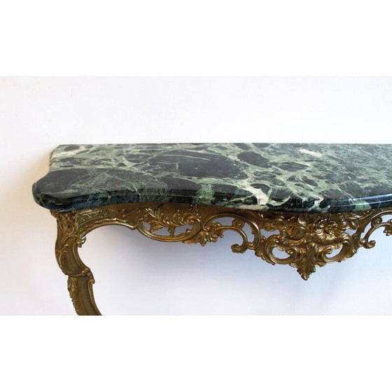 Image 1 of Vintage-Konsole mit Bronzespiegel