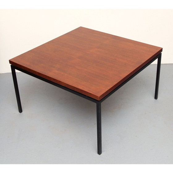 Image 1 of Vintage Couchtisch aus Teakholz und Metall, 1960