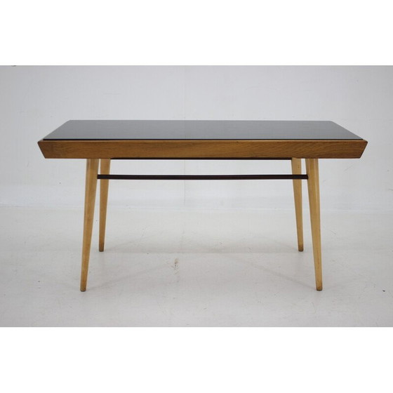 Image 1 of Vintage Couchtisch aus Opaxitglas, Tschechoslowakei 1960