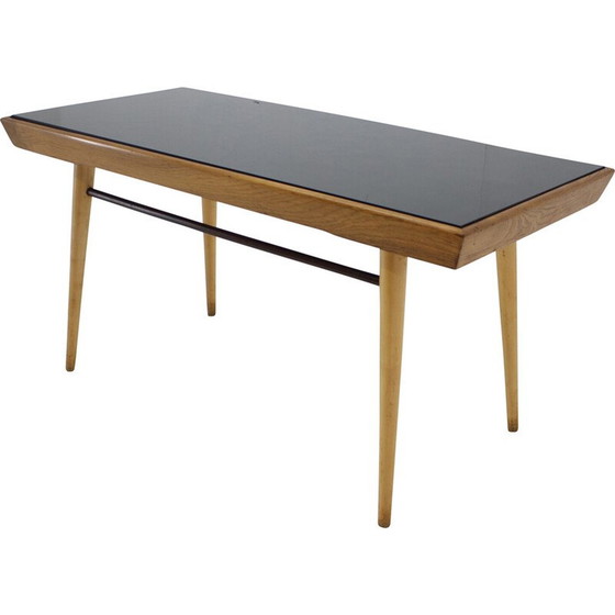 Image 1 of Vintage Couchtisch aus Opaxitglas, Tschechoslowakei 1960