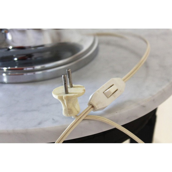 Image 1 of 1x Vintage Chrom Tischlampe, 1960er Jahre