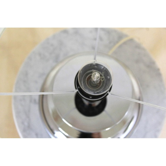 Image 1 of 1x Vintage Chrom Tischlampe, 1960er Jahre