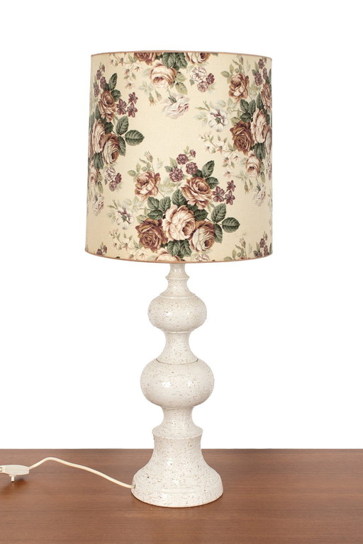 Deutsche Keramik-Tischlampe