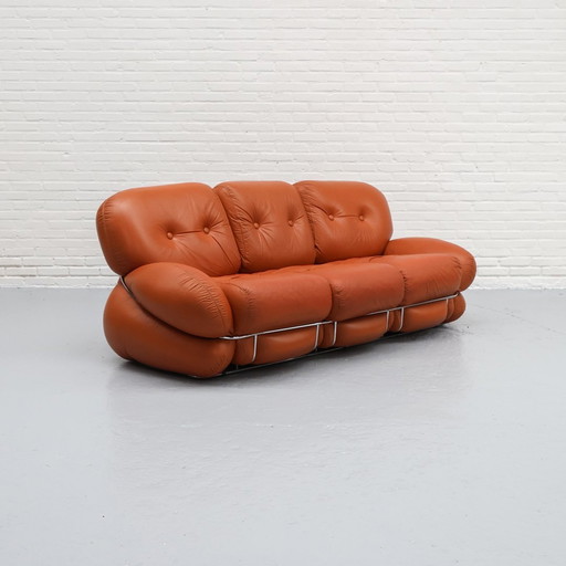 Okay Dreisitziges Sofa Adriano Piazzesi '70S