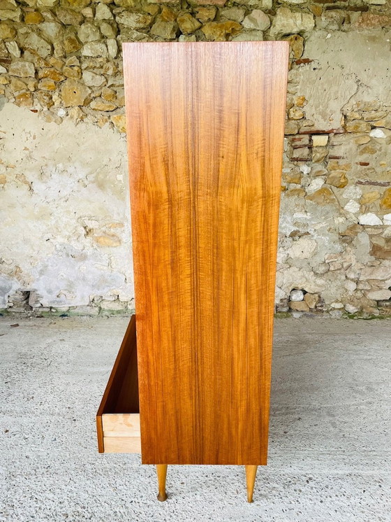 Image 1 of Vintage, Teak Bücherregal mit Schubladen, skandinavischer Stil 1960S