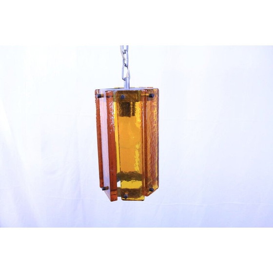 Image 1 of Aufhängung aus dickem Glas, Schweden 1960