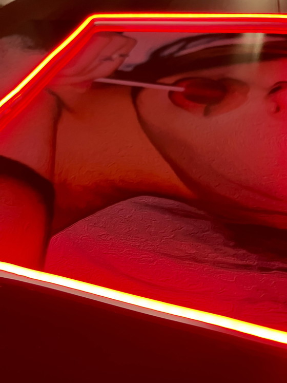 Image 1 of LedMansion Monna Lolllipop Rot Kunst -Wandkunst-LED-Lampe